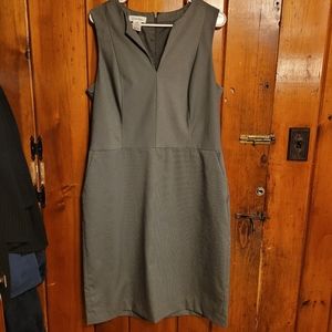 Sheath split neck classic dress